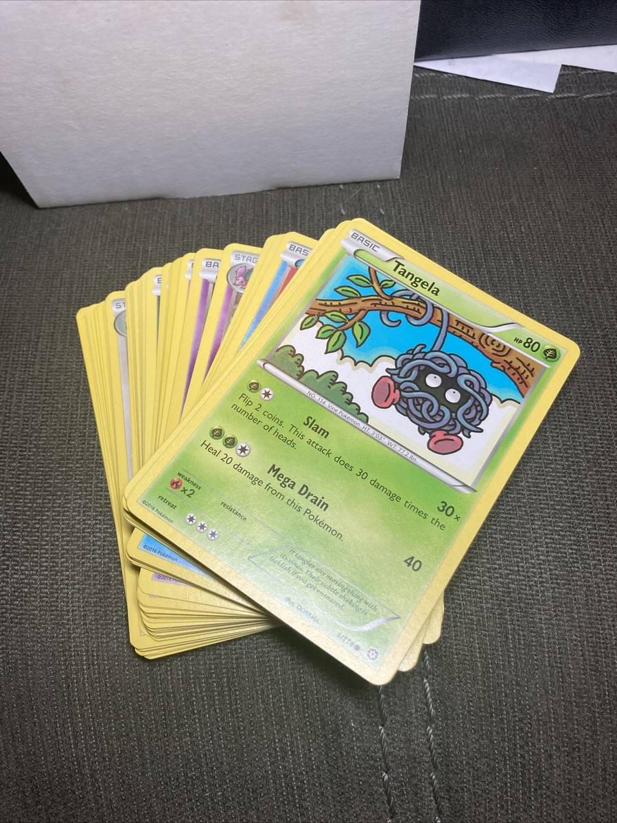 XY Steam Siege Pokemon Cards, All 61 Common And Uncommon Cards
