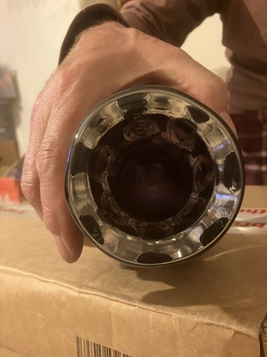 Liskeard Black Glass Vase - Picture 5 of 6