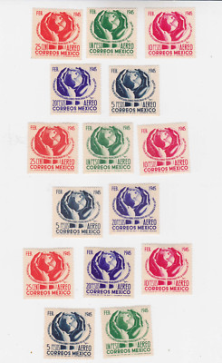 mexico 1940 Sc C143/7 three sets n2224 | eBay