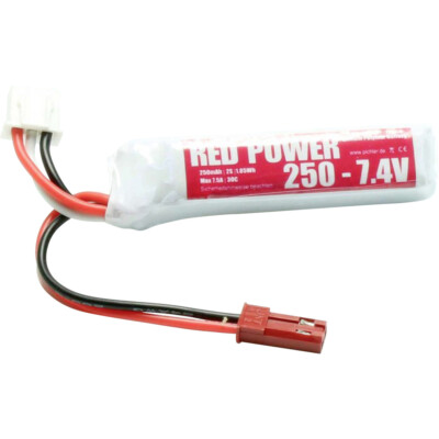 Red Power Modellbau-Akkupack (LiPo) 7.4 V 250 mAh   Softcase JST