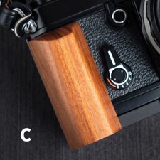 Wood Camera Hand Grip Handle For Nikon F2A F2AS Camera Aluminum Alloy Baseplate