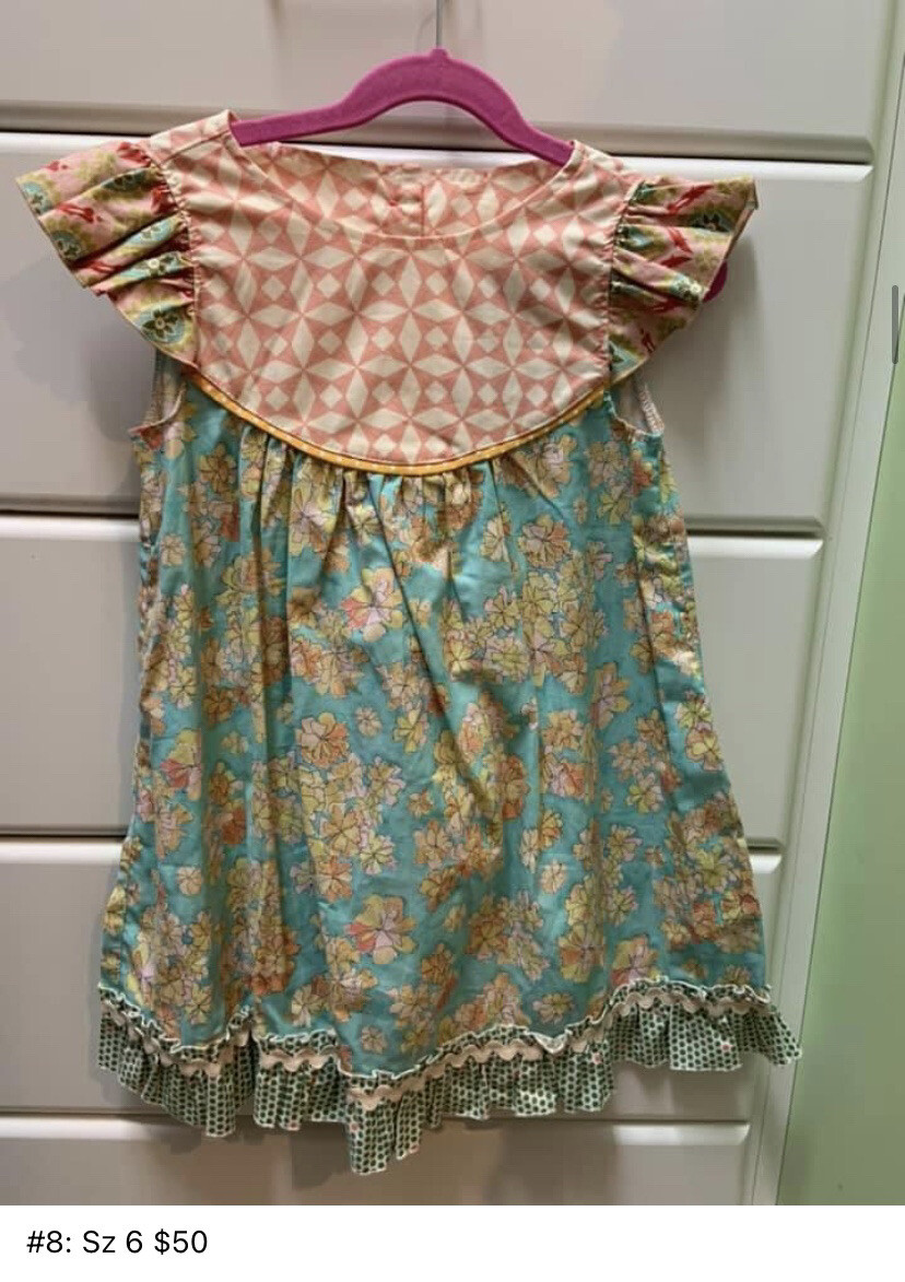マチルダジェーン　プラチナム　ワンピース　サイズ6 Size 6 Matilda Jane Clothing Platinum Vintage Plat Girls Flutter