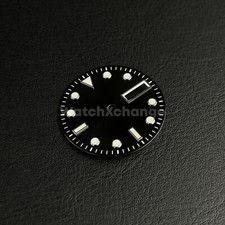 29mm Black Watch Dial for SEIKO NH36 Watch Movement Parts