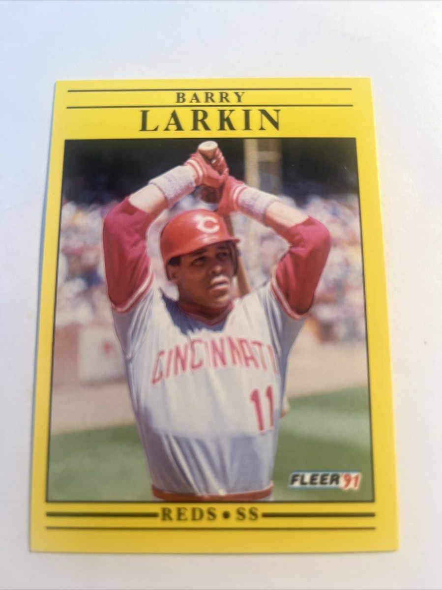 1991 Fleer Barry Larkin #68 Cincinnati Reds NM-MINT Michigan