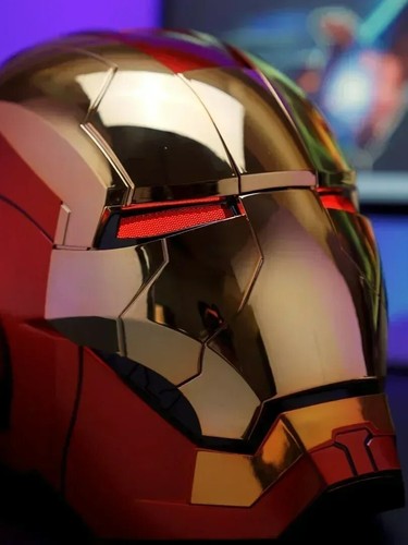 Iron Man MK5 1:1 Helm Modell Farbe GOLD - Bild 5 von 12