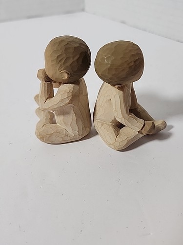 Willow Tree 2007 TWO TOGETHER Twin Babies Demdaco Susan Lordi #26188 No Box - Picture 4 of 7