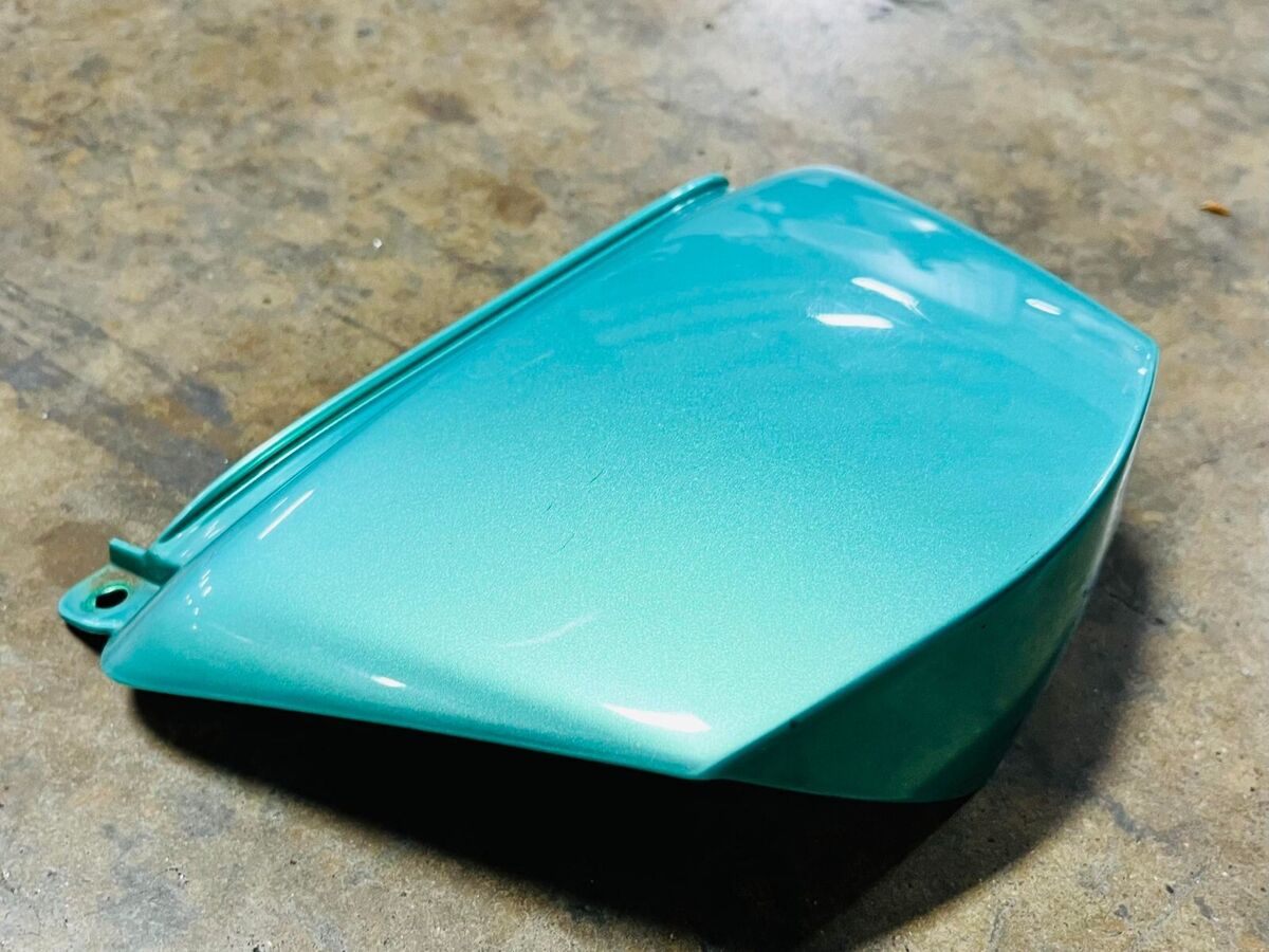 06-23 Kawasaki ZX14R Rear Center Tail Cover Fairing TEAL OEM 06-23 Kawasaki ZX14R Rear Center Tail Cover Fairing TEAL OEM