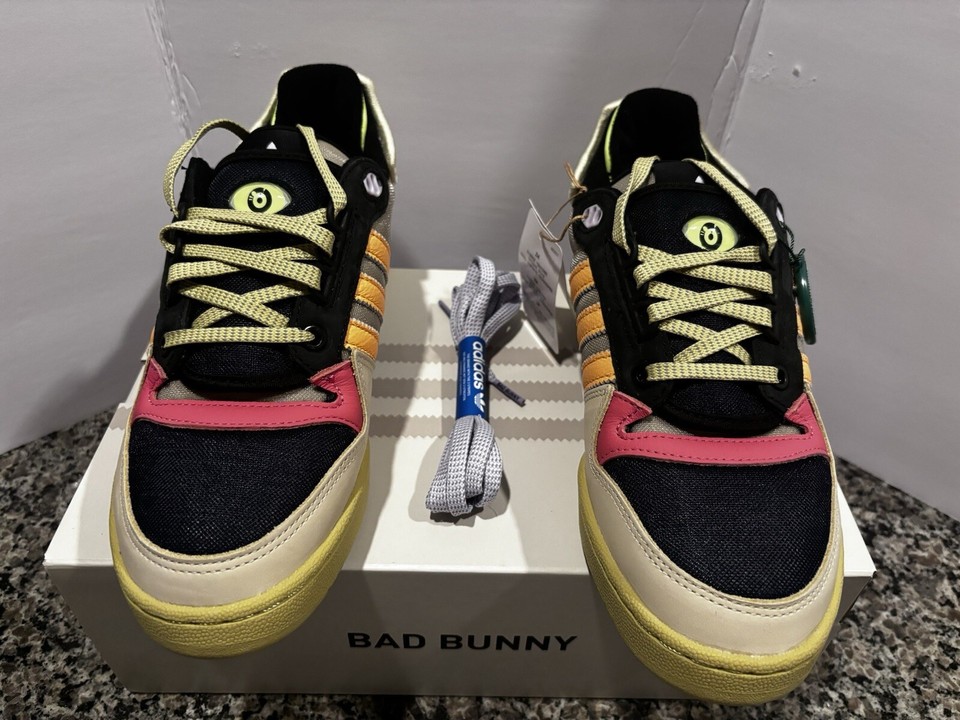 Size 7.5 adidas Bad Bunny x Forum Powerphase Catch and Throw BENITO