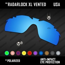 Anti Scratch Polarized Replacement Lot Lenses for-Oakley RadarLock XL Vented