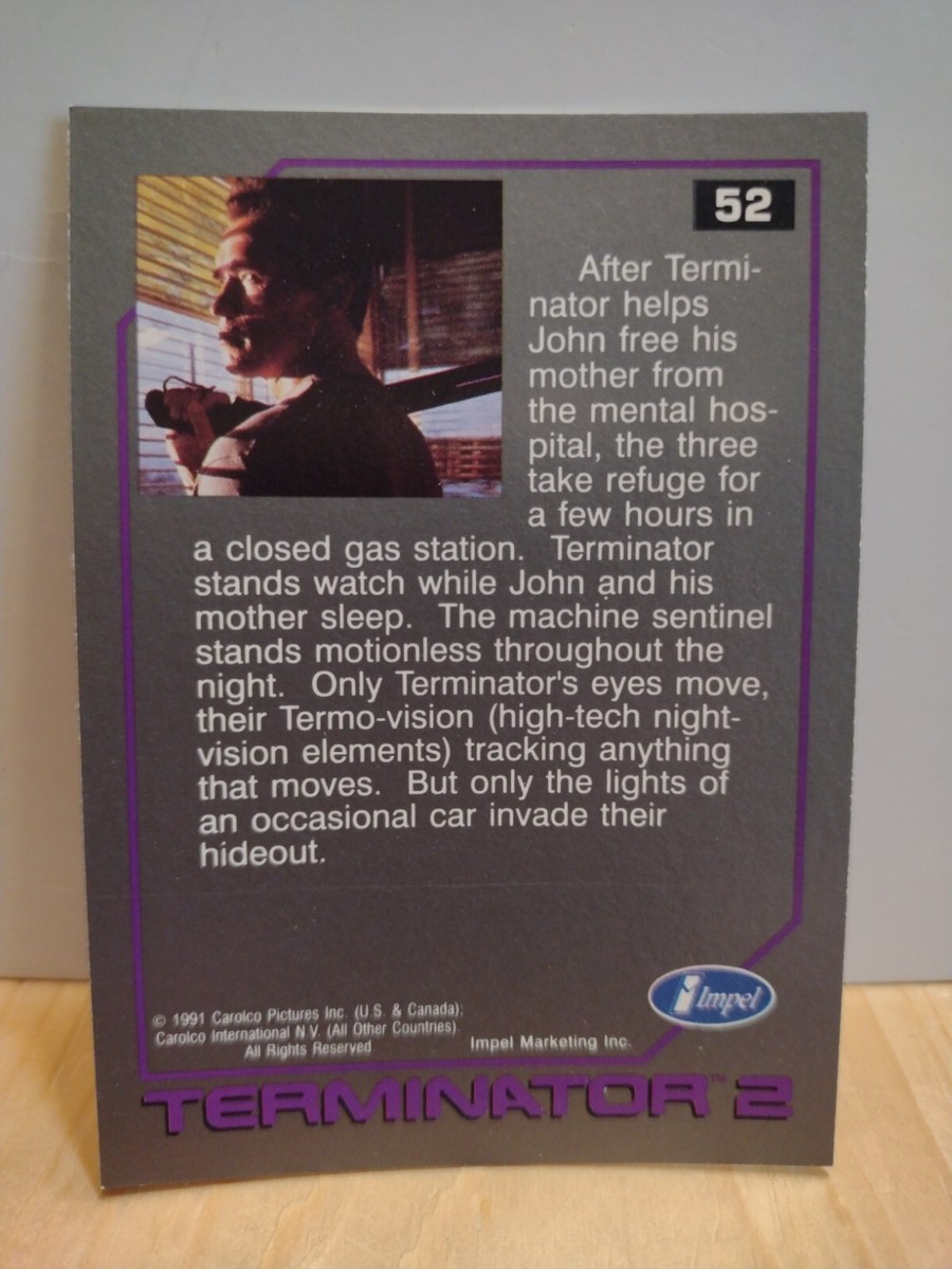 1991 TERMINATOR 2: #52 KEEPING WATCH MD1 | eBay