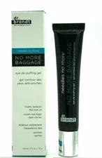 Dr. Brandt No More Baggage Eye De-Puffing Skincare Gel 0.5 oz~BRAND NEW IN BOX