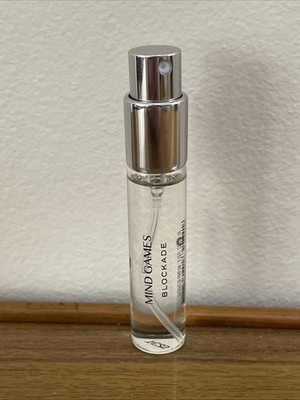 Mind Games BLOCKADE Extrait De Parfum Travel Spray .25oz NEW