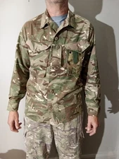 MTP Barrack  Shirt, 170/95, with mods,  Genuine Issue British Army Multicam