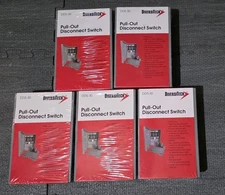 (5) Diversitech DDS-30 Pull-Out Disconnect Switch 30A Fusible Fuse Box Lot of 5