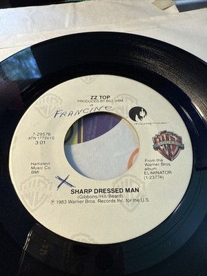 ZZ TOP I GOT THE SIX SHARP DRESSED MAN/ I got the six 45 VINYL 7'' RECORD