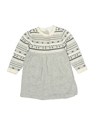 Topomini Girls Gray Dress 60 cm