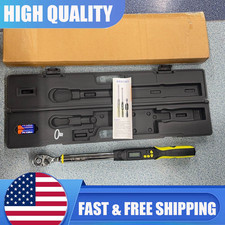 10-200nm Adjustable 12 Drive Calibrated Digital Torque Wrench Battery Key