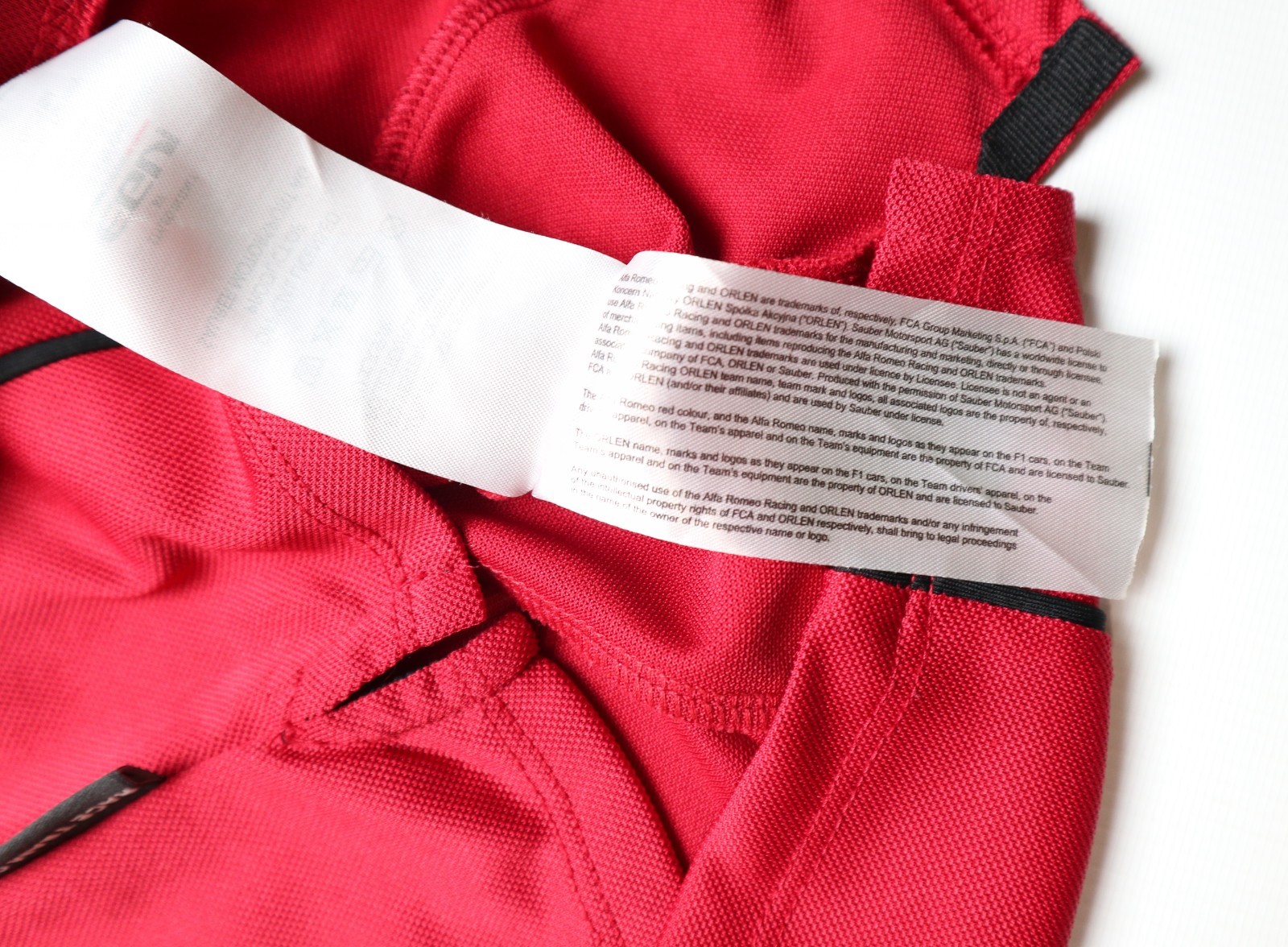 ALFA ROMEO F1 TEAM 2020 RACING PIT CREW POLO SHIRT JERSEY TOP ORLEN MEN M MEDIUM