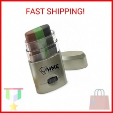 HME 3 Color Camo Face Paint "Mess-Free" Application Stick - Long-Lasting Easy-to