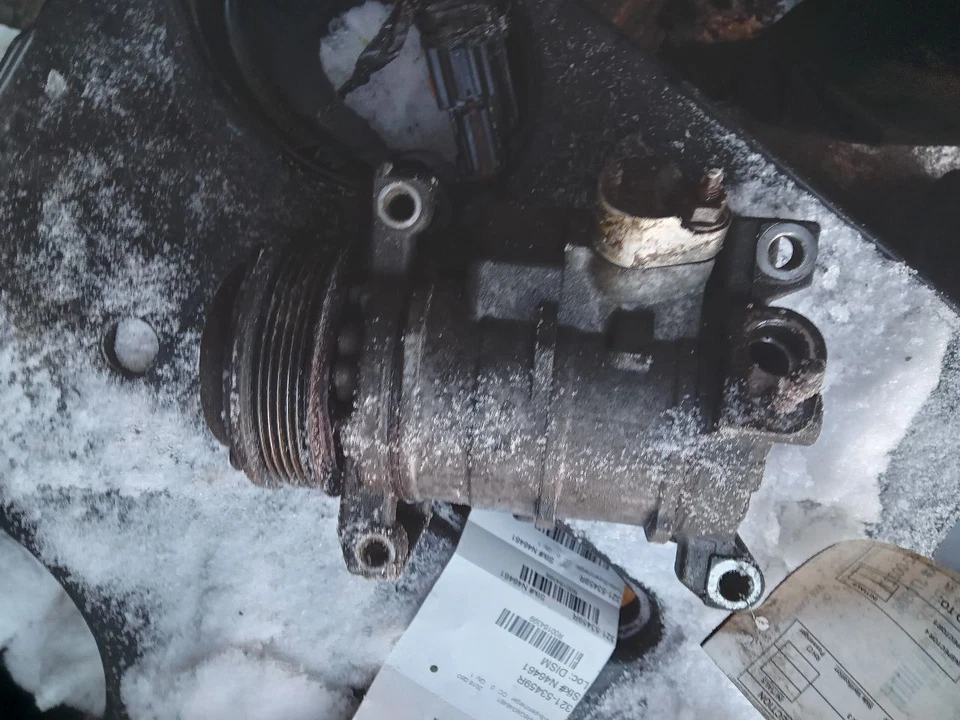 Used A/C Compressor fits: 2009 Chrysler Town & country 3.3L w/rear AC Grade A Foto 2 de 4