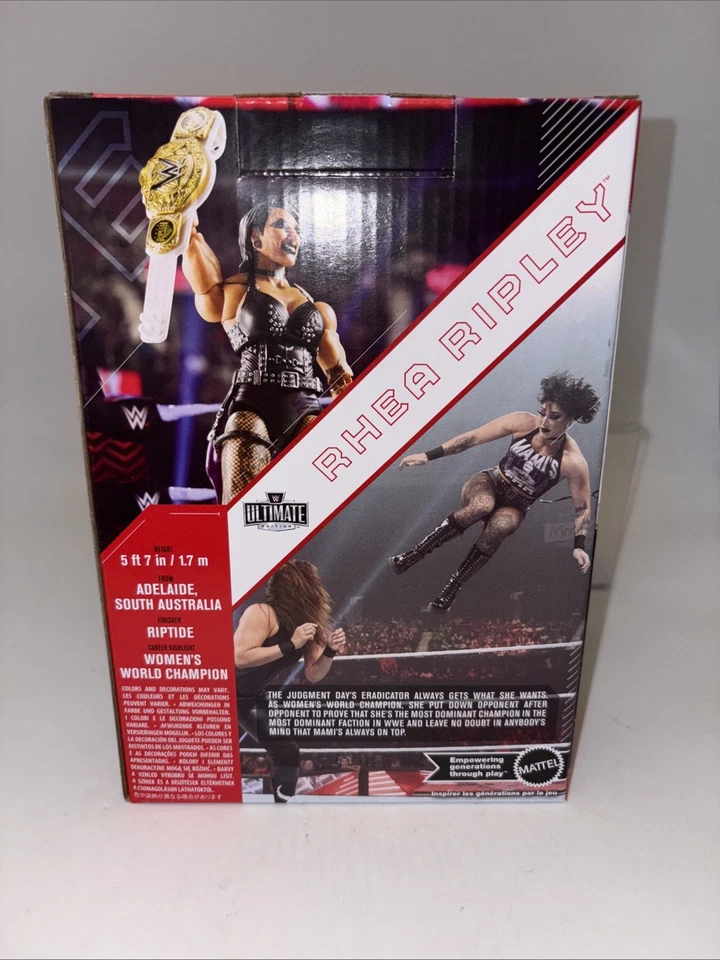 Mattel Creations Wwe Ultimate Edition Rhea Ripley Figure New In Box - Image 2 of 4