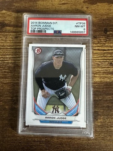2014 Bowman Draft #TP-39 Aaron Judge Top Prospects PSA 8