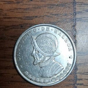 1961 Panama 1/2 Balboa Silver Coin Ley 0.900 6.25g KM#13 Color BN