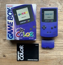 Grape Purple Nintendo Gameboy Color Console, BOXED, GC!