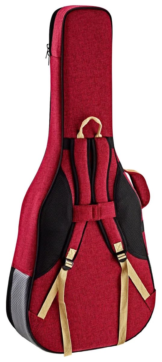 Ortega OSOCADN-BX Softcase Dreadnought Gitarre Bordeaux Wine Weinrot Koffer Case
