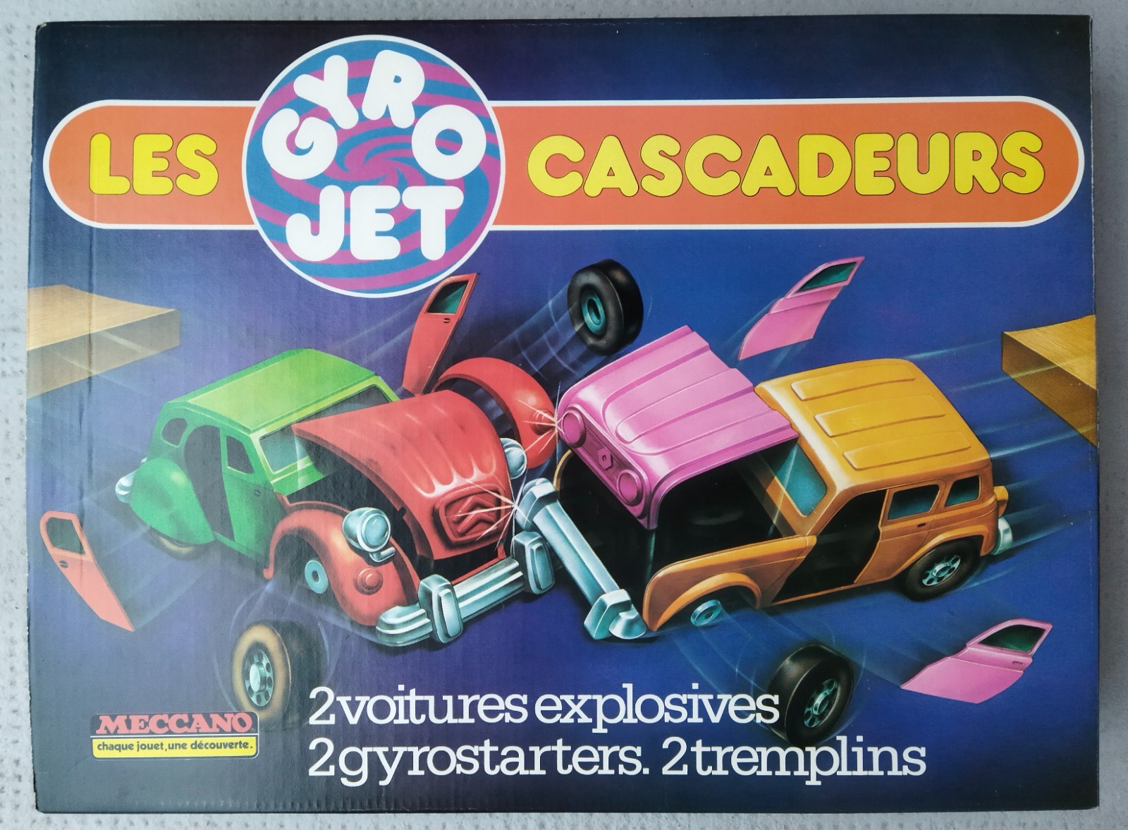 Coffret Les Cascadeurs Meccano Renault 4L et 2CV pour Revivre vos Souvenirs d'Enfance