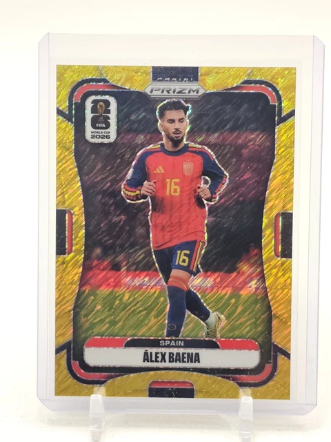 ALEX BAENA 2025-26 PRIZM FIFA WORLD CUP GOLD SHIMMER /5 #72 SPAIN Q2754