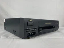 VCR Player VHS JVC HR-A61U Recorder 4 Head Hi-Fi No Remote Tested Works Great