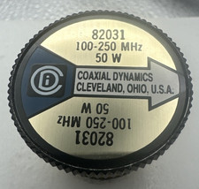 Coaxial Dynamics Wattmeter Element 100-250 MHZ 50W - 82031