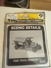 Woodland Scenics D242 1914 Diamond T Tank Truck Kit Ho Scale Lot B