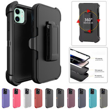 For iPhone 17 16 15 Pro Max 14 13 12 11 XR 6 7 8 SE Rugged Heavy Duty Case Cover
