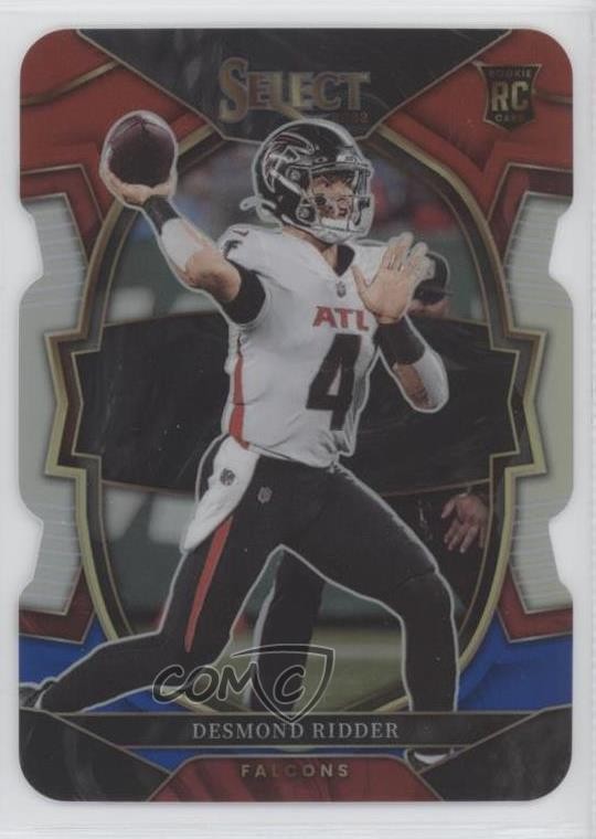 2022 Panini Select Concourse Red & Blue Prizm Die-Cut Desmond Ridder #36 ru4