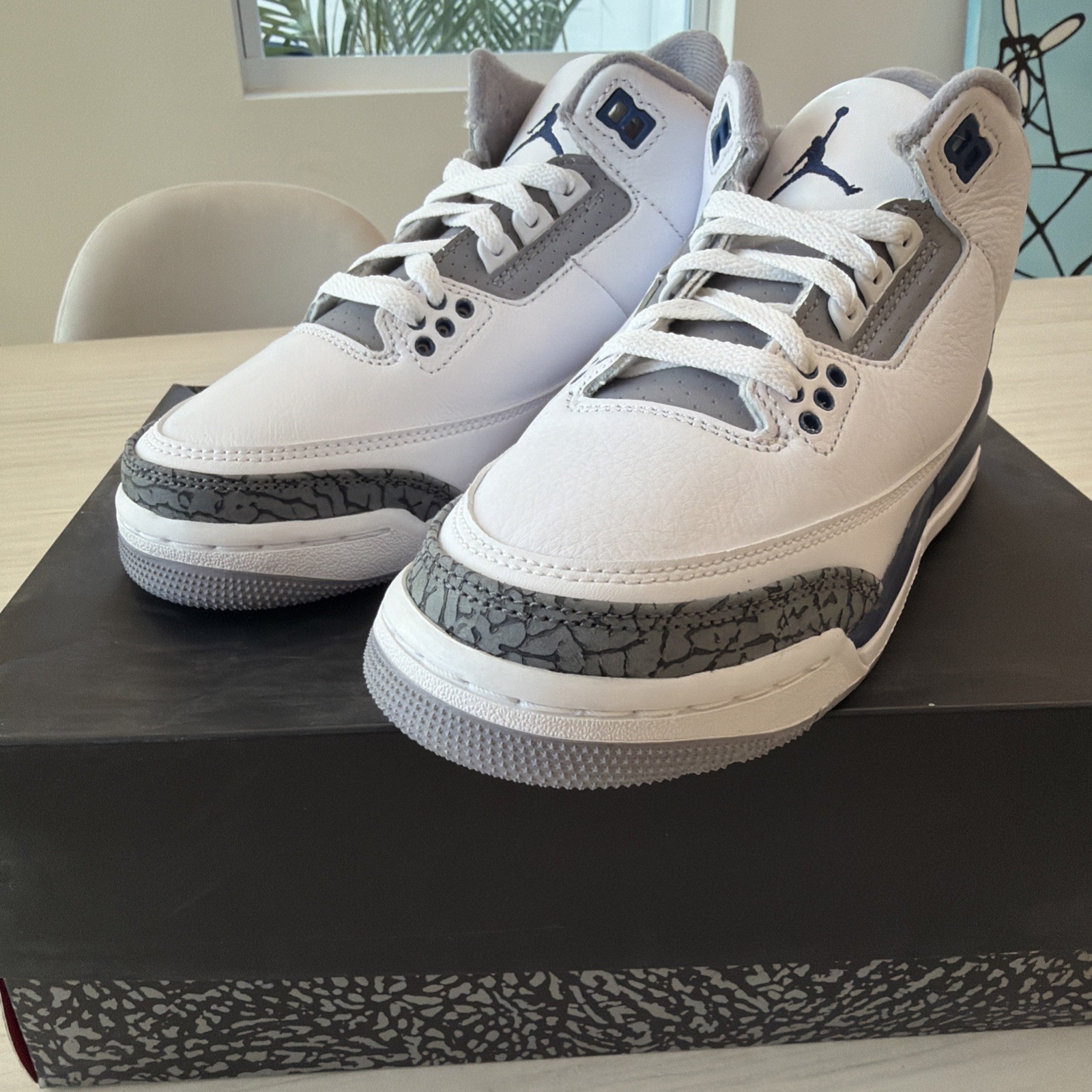 Jordan 3 Retro Midnight Navy GS - Size 5Y DM0967-140 thumbnail 4