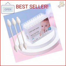 Kids Safety Cotton Swabs with Large Tips for Newborn, Babies,Infants, Kids, Chil
