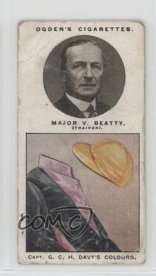 1926 Ogden's Trainers and Owners' Colours Tobacco 2nd Series Major V Beatty 1e19