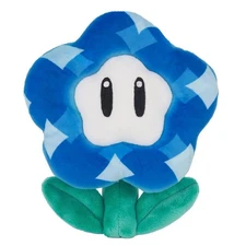 Little Buddy Wonder Flower (Blue) Plush 7" Nintendo Super Mario Bros. Wonder