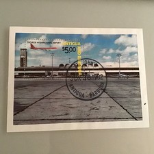 1982 Antigua Coolidge Airport Minisheet SG MS742 unmontiert postfrisch