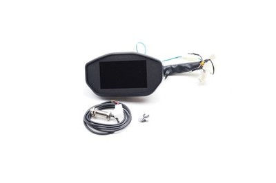 Qiilu Universal Motorrad Tacho TFT LCD Display für 2 und 4 Zylinder