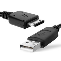 Usb Kabel FüR Samsung GT-E2370 Ladekabel 0.5A Schwarz