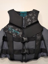 Hyperlite Women  s Life Vest - US Coast Guard Approved - SZ LG Blk W/Sea Turtles