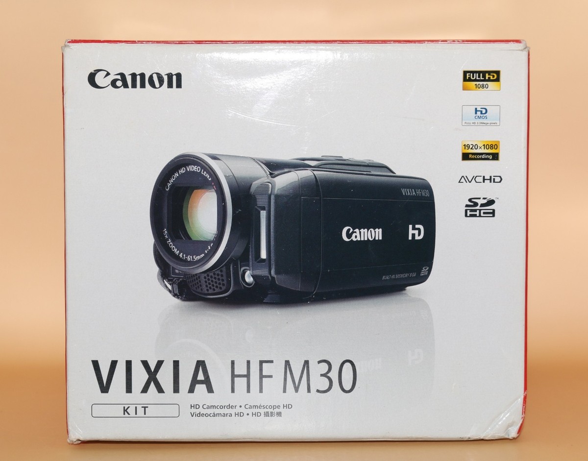 Canon VIXIA HF M30 HD 1080p Camcorder 15x Zoom 2.7