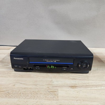 Panasonic PV-V4521 Blue Line Omnivision VHS VCR Player Tested
