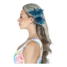 Women Wedding Fascinator On Headband & Hair Clip Ladies Day Races Royal Ascot UK