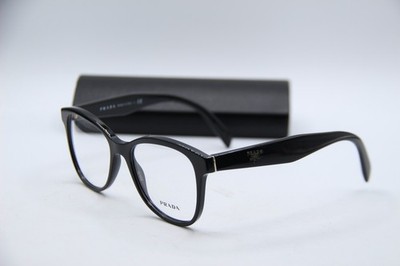 NEW PRADA VPR 12T 1AB-1O1 BLACK AUTHENTIC FRAMES EYEGLASSES 51-17