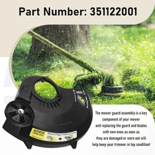 String Trimmer Guard Assembly & String Trimmer Line Cut-Off Blade Kit for Ryobi 