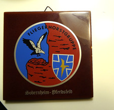 &hearts; Wappenschild Piccolo-Kachel  &hearts; Fliegerhorstgruppe Sobernheim-Pferdsfeld   &hearts;